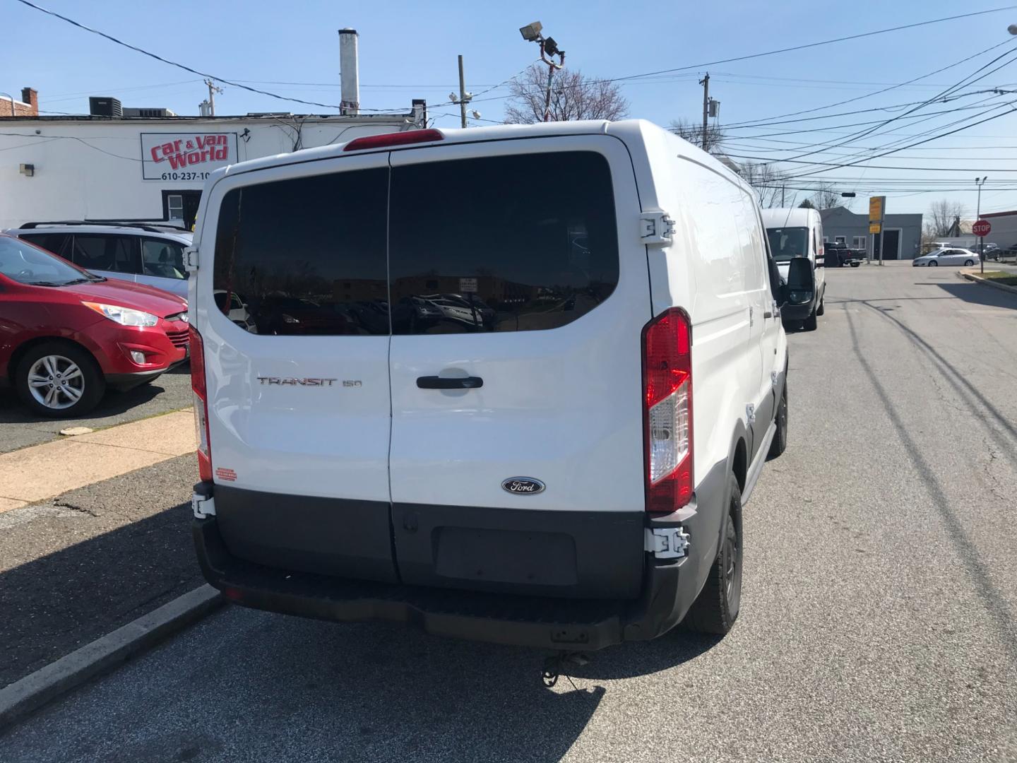 2016 White /Gray Ford Transit 150 Low Roof (1FTYE1ZM0GK) with an 3.7 V6 engine, Automatic transmission, located at 577 Chester Pike, Prospect Park, PA, 19076, (610) 237-1015, 39.886154, -75.302338 - Photo#5